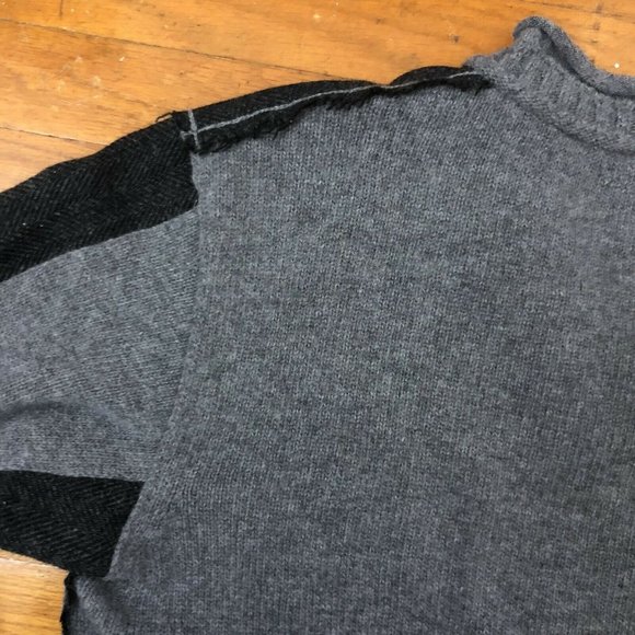 Dolce & Gabbana Men's 85% Virgin Wool Size 50/L Gray Factory Distressed Sweater - Picture 12 of 16